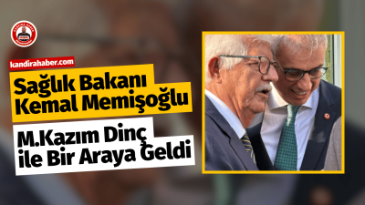 Sağlık Bakanı Kemal Memişoğlu ile Mehmet Kazım Dinç Bir Araya Geldi Sağlık Bakanı Prof. Dr. Kemal Memişoğlu ile önceki dönem Sağlık