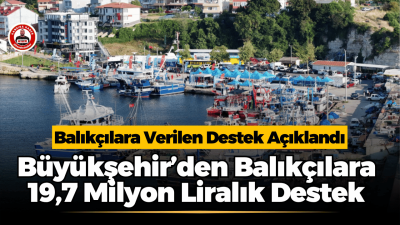 Kocaeli Büyükşehir’den Balıkçılara 19,7 Milyon Liralık Destek Kocaeli Büyükşehir Belediyesi’nin küçük ölçekli balıkçılara yönelik desteğinden 2022’den bu