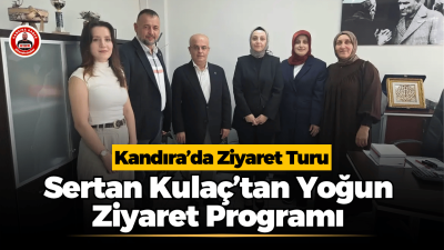 AK Parti Kandıra İlçe Başkanı Sertan Kulaç ve yönetim kurulu